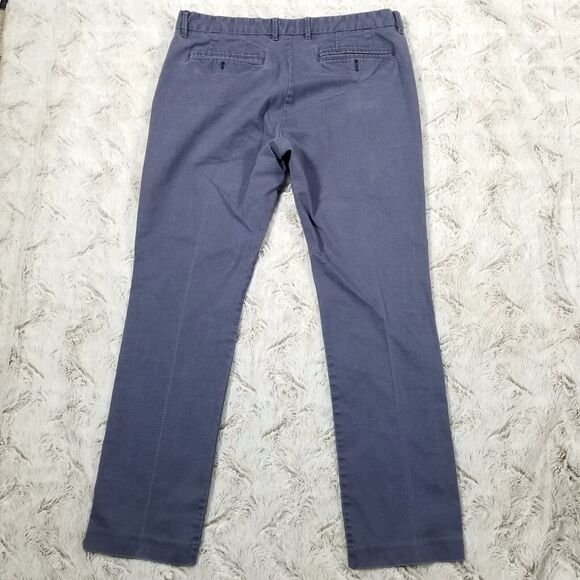 Goodfellow co Pants Mens 38×32 Purple Slim Ceñido Straight Flat front - Picture 3 of 10